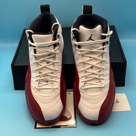 Air Jordan Retro 12 2009 White Varsity Red m8.5 main image 11